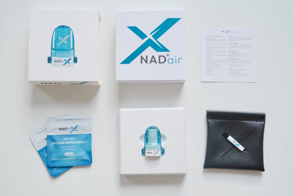 NADairX starter kit open box with device and accessories
