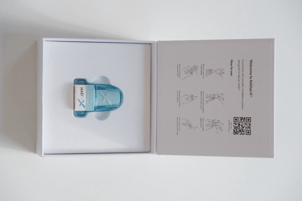 NADairX device in open retail packaging with welcome instructions thumbnail